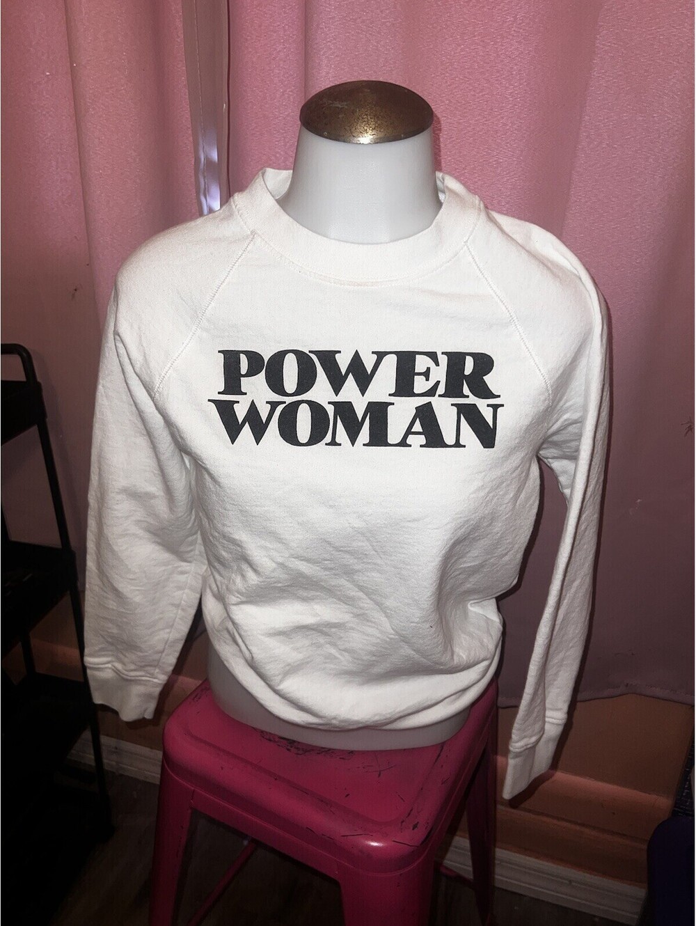 Power Woman J-Crew X Pinkshop Collar Pullover XS